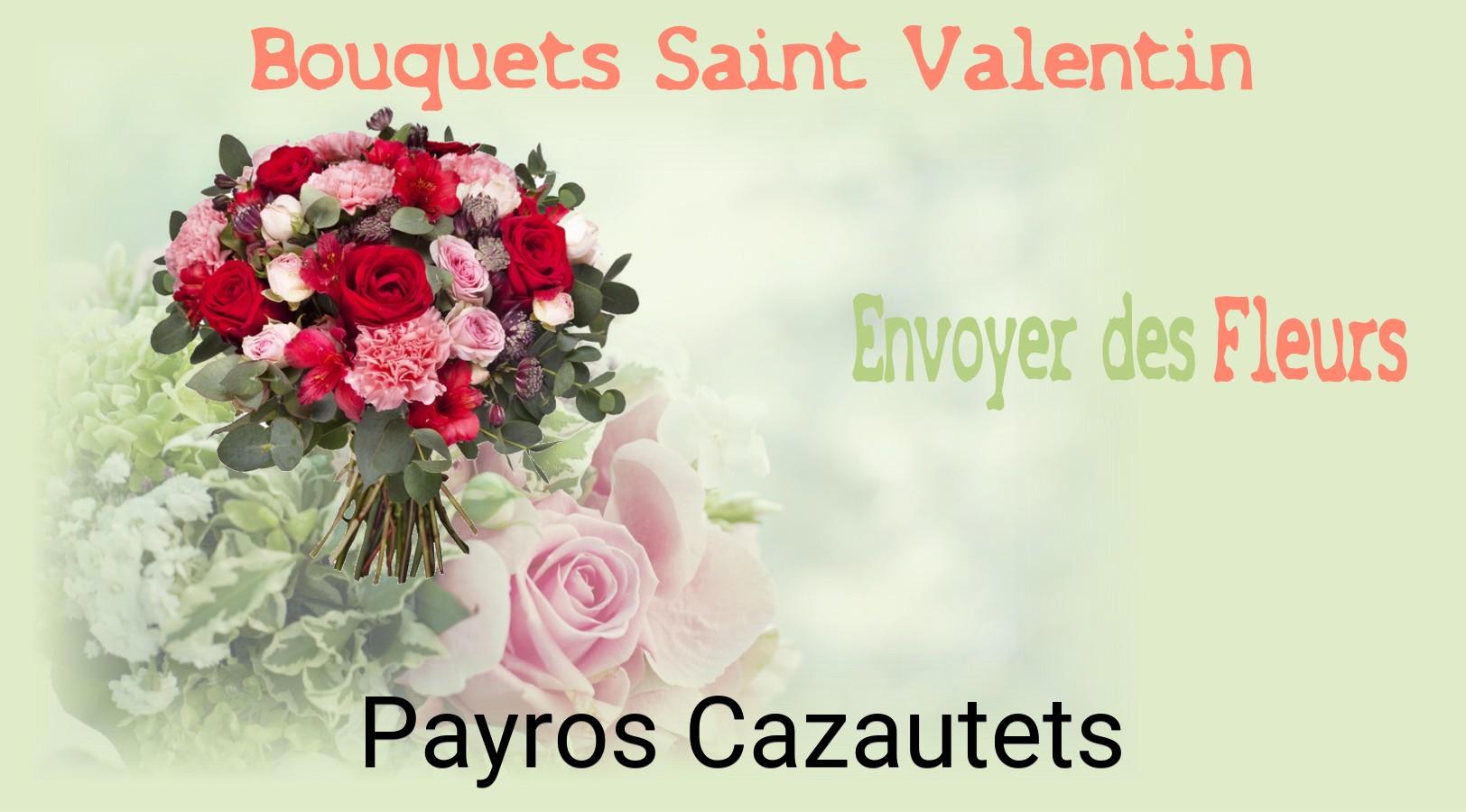 Roses de Saint-Valentin livrées à Payros-Cazautets